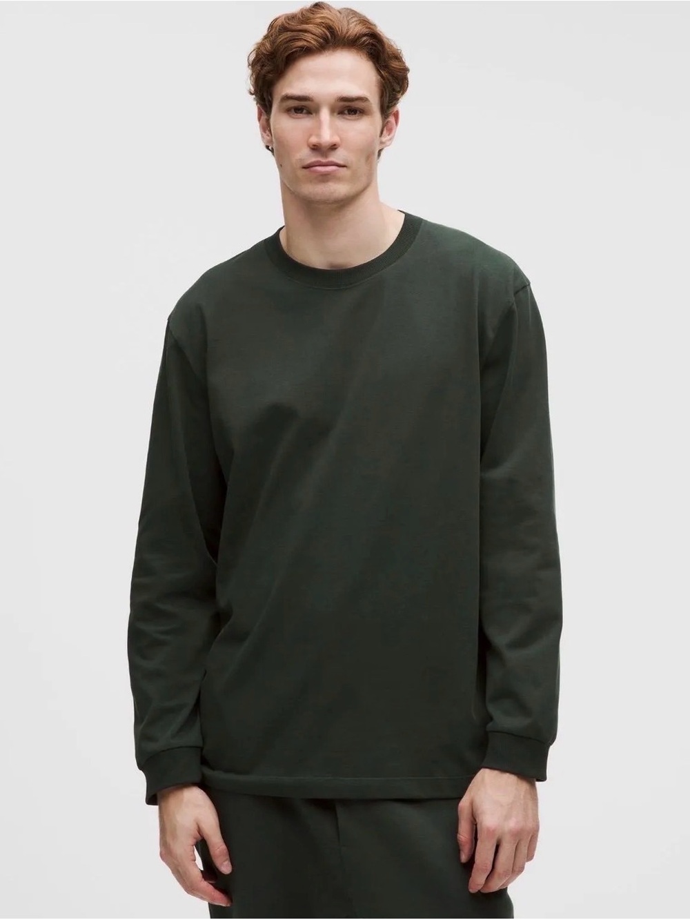 Men's Lululemon heavyweight cotton jersey long sleeve